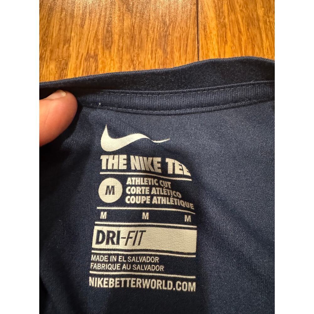 Nike Dri-FIT Washington Spirit Long Sleeve Shirt Navy Athletic Soccer Medium - Picture 6 of 7